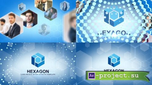 Videohive - Hexagon Logo Intro - 33776670 - Project for After Effects