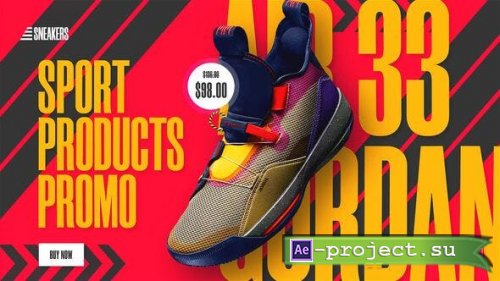 Videohive - Sport Products Sale Promo. Sneakers - 33971688 - Project for After Effects