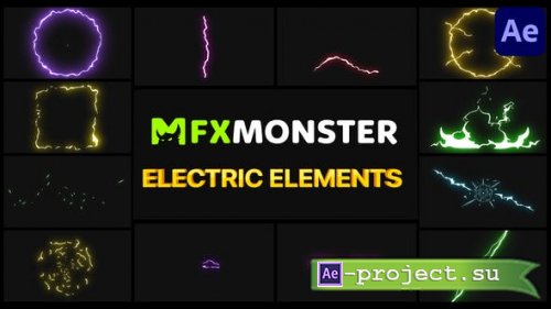 Videohive - Electric Elements | After Effects - 33987895 - Project for After Effects
