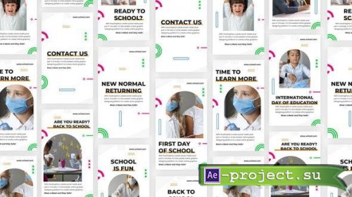 Videohive - Back School Instagram Story Pack - 33992205 - Project for After Effects