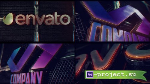 Videohive - Cinematic Metal Logo Intro - 33984046 - Project for After Effects