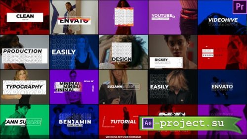 Videohive - Minimal Typography For Premiere Pro - 33852442