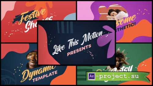 Videohive - Brush Design Slideshow || Premiere Pro MOGRT - 33964272