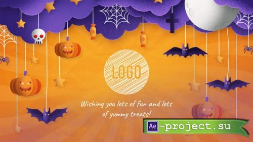 Videohive - Modern Halloween Logo - 33999049 - Project for After Effects