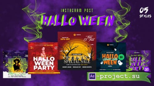 Videohive - Halloween Instagram Post - 34019085 - Project for After Effects