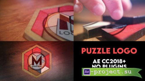 Videohive - Puzzle Logo Intro - 34019278 - Project for After Effects