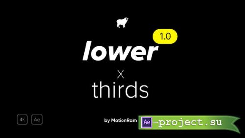 Videohive - Lower Thirds - Premium - 34021151 - Project for After Effects
