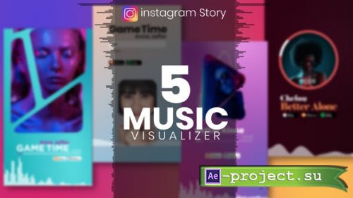 Videohive - Music Visualizer Template for Instagram Story - 33858999 - Project for After Effects