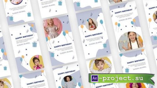 Videohive - Happy Birthday Instagram Stories Pack - 34038077 - Project for After Effects