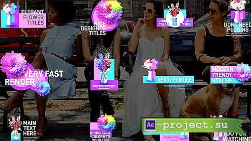Colorful Modern Titles 977345 - Project for After Effects