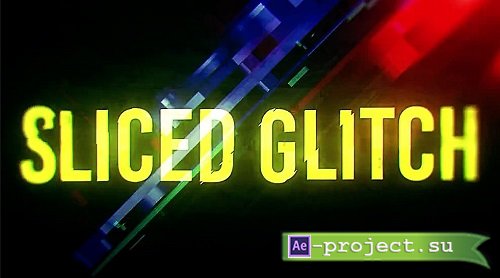 Sliced Glitch Titles 1048154 - Project for After Effects