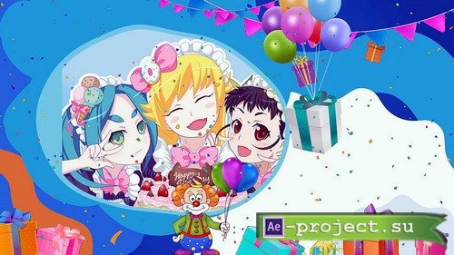 Проект ProShow Producer - Anime Happy B day