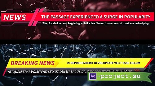 Modern News Lower Thirds Pack 1006780 - Premiere Pro Templates