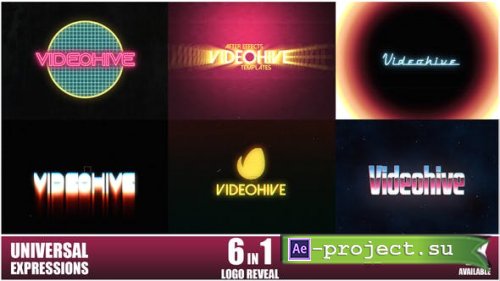 Videohive - 80's Logo Reveal - 28431572 - Project for After Effects