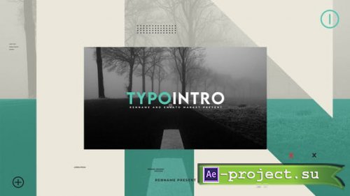 Videohive - Typographic Clean Intro - 33785758 - Project for After Effects