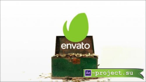 Videohive - Golden Chest Logo Reveal - 34039717 - Project for After Effects