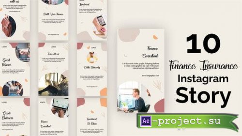 Videohive - Graphical Instagram Story Pack - 34056322 - Project for After Effects