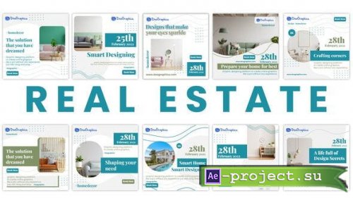 Videohive - Real Estate Social Media Post Pack - 34056388 - Project for After Effects