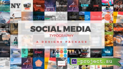 Videohive - Instagram Stories Typography - 21724397 - Project for After Effects
