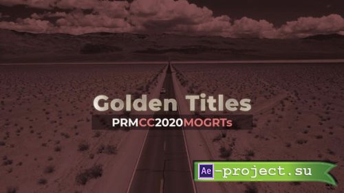 Videohive - Golden Titles - 33263044 - Premiere Pro Templates