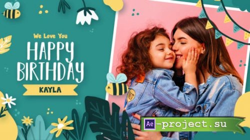Videohive - Happy Birthday Kayla - 34000972 - After Effects & Premiere Pro Templates