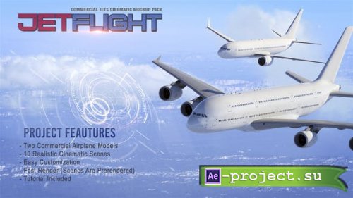 Videohive - Jet Flight - 33910881 - Project for After Effects