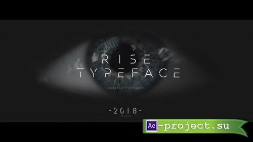 Videohive - Rise Typeface - 22690161 - Project for After Effects