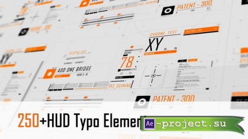 Videohive - HUD Typography - 23244804 - Project for After Effects