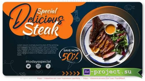 Videohive - Delicious Special Menu - 34043389 - Project for After Effects