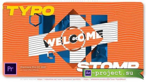 Videohive - Stylish Typography Stomp - 34044279 - Premiere Pro Templates
