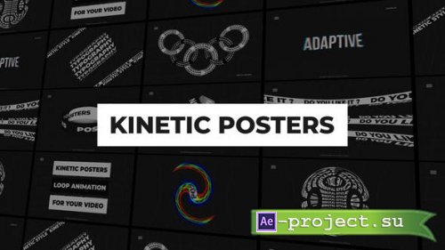 Videohive - Kinetic Posters | Premiere Pro - 34064331