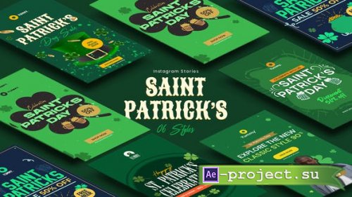 Videohive - Saint Patrick's Day Instagram Stories - 34083316 - Project for After Effects