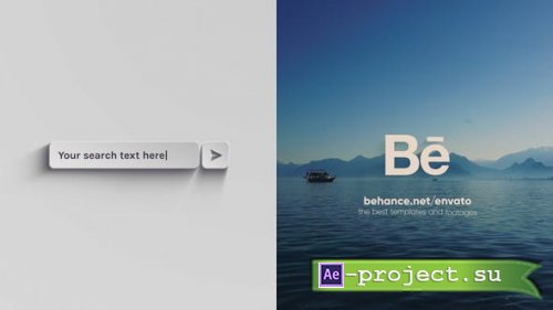 Videohive - Simple Fast Search Logo - 4K 60FPS - 25224099 - Project for After Effects