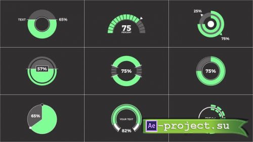 Videohive - Circle Infographic - 34098930 - Project for After Effects