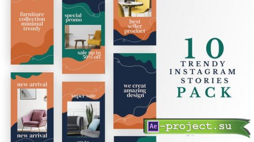 Videohive - Trendy Instagram Stories - 34103243 - Project for After Effects