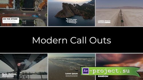 Videohive - Modern Call Outs | After Effects - 34107181 - Project for After Effects