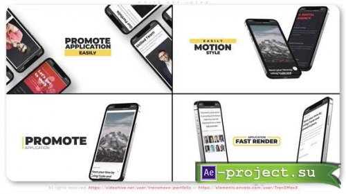 Videohive - White App Intro - 34112979 - Project for After Effects