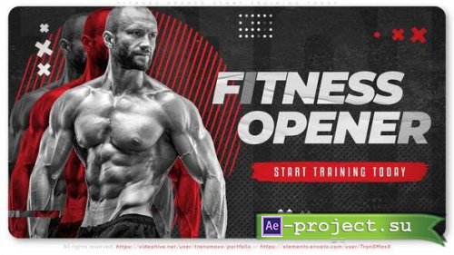 Videohive - Fitness Opener. Start Training Today - 34126164 - Project for After Effects
