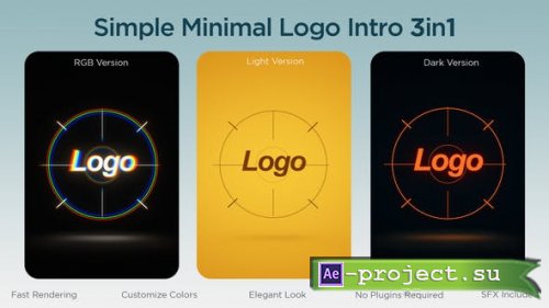 Videohive - Simple Minimal Logo - 34130529 - Project for After Effects