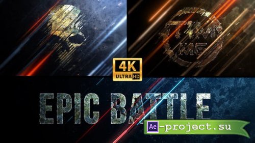 Videohive - Epic Battle Logo 4K - 33867321 - Project for After Effects