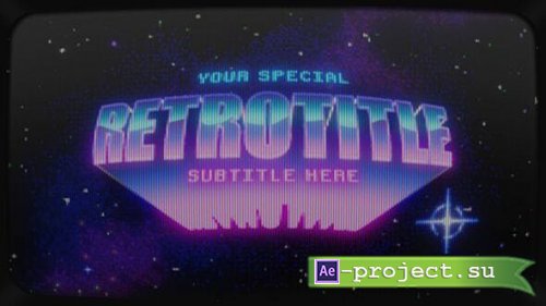 Videohive - Retrowave Intro - 32605111 - Project for After Effects