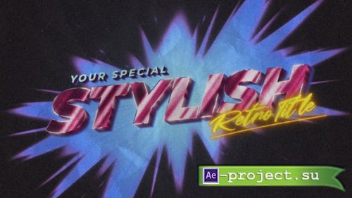 Videohive - 80s Retro Opener Title & Logo - 33851499 - Project for After Effects