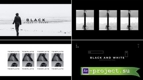 Videohive - Black White Intro Show - 33951185 - Project for After Effects