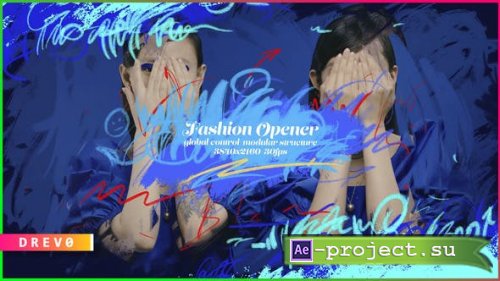 Videohive - Fashion Opener/ Promo/ Slideshow/ Marketing/ Shop/ Beauty Blog/ Hand Drawing/ Brush/ Black Friday 24 - 34040602