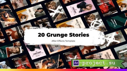 Videohive - 20 Urban Grunge Instagram Stories - 34145889 - Project for After Effects