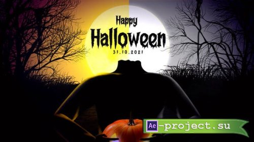 Videohive - Pumpkin Head Halloween Intro - 34061963 - Project for After Effects