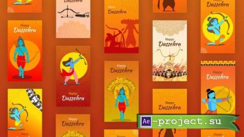 Videohive - Happy Dussehra Instagram Stories - 34157955 - Project for After Effects