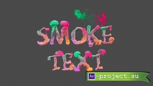 Videohive - Smoke Text Typography - 23817596 - Project for After Effects