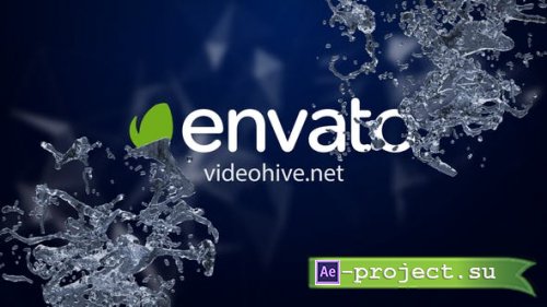 Videohive - Logo Water Splash - 34162245 - Project for After Effects