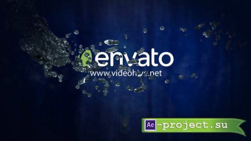 Videohive - Water Logo Intro - 34162911 - Project for After Effects